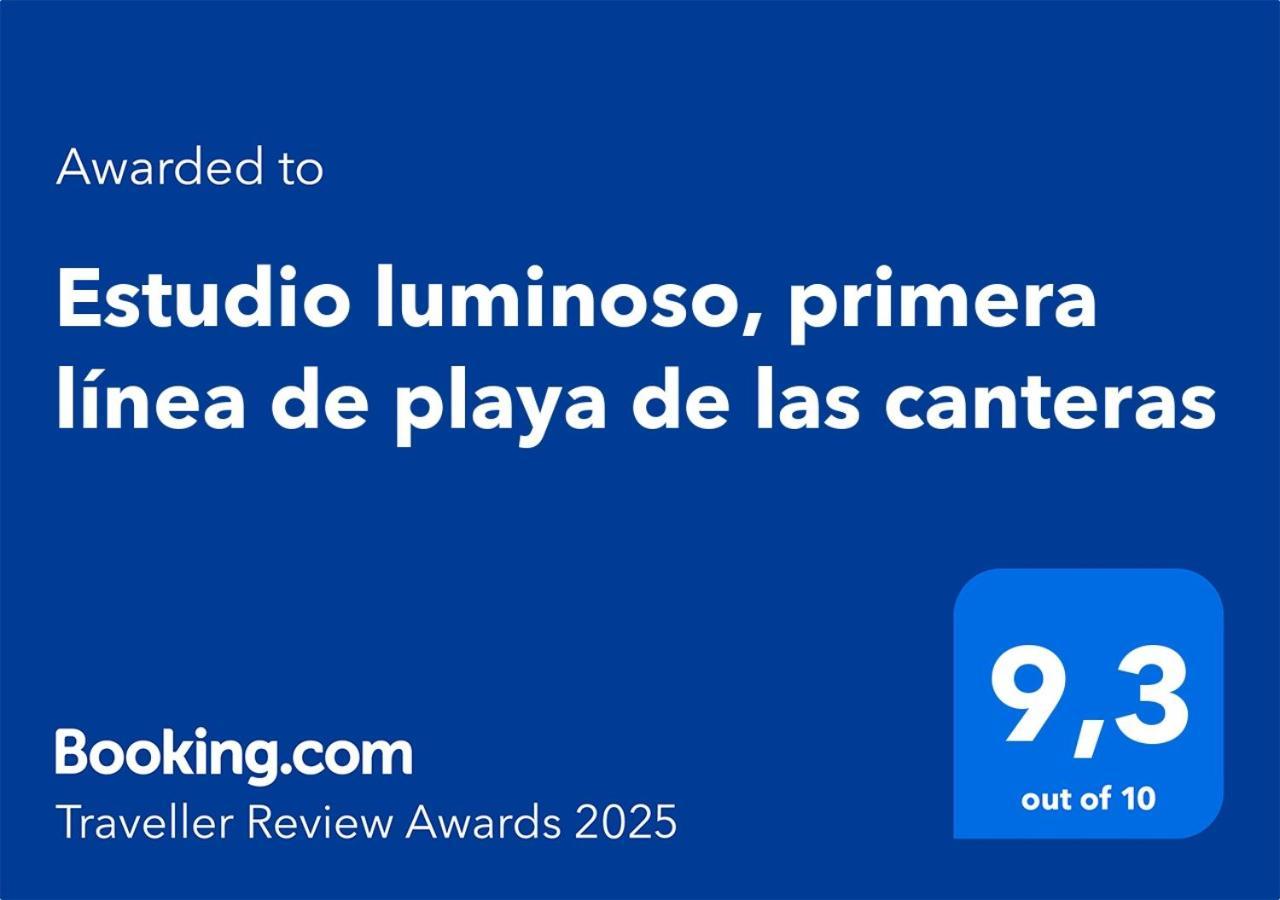 Estudio Luminoso, Primera Linea De Playa De Las Canteras Лас-Пальмас-де-Гран-Канария Экстерьер фото